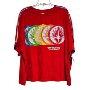 Guardians of the Galaxy 3X Cosmic Rewind T-Shirt Red Retro Tee NWT Marvel Disney